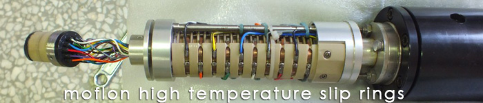 Peek high temperature slip ring